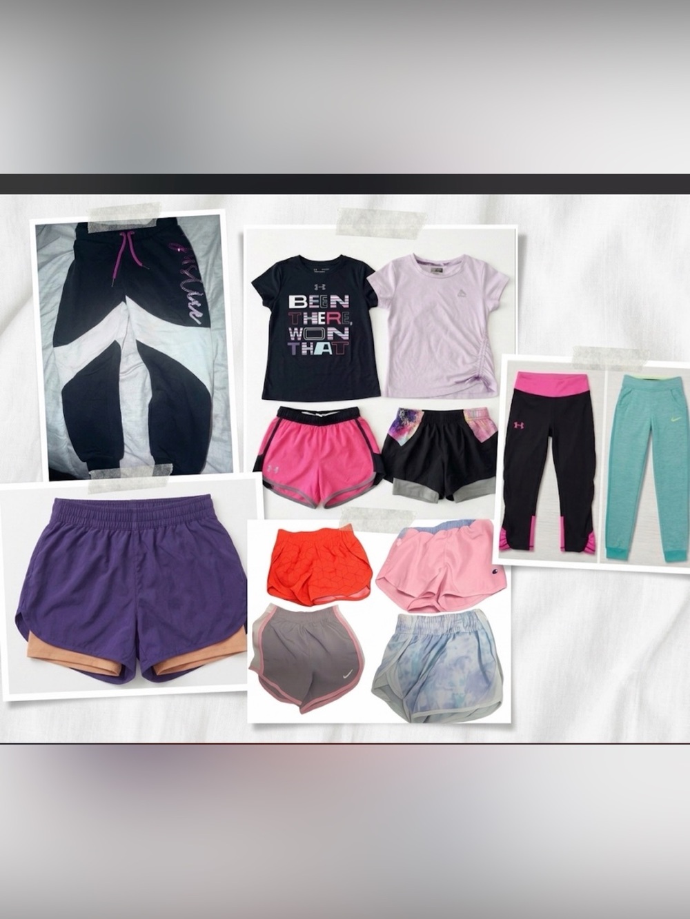 12 piece Name brand ATHLETIC BUNDLE 7 shorts legging,joggers, &2 shirts bundle